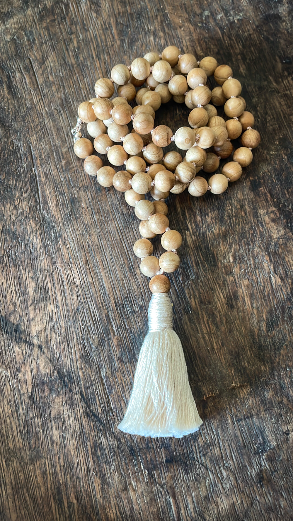 Mala helles Holz mit weissem Zottel